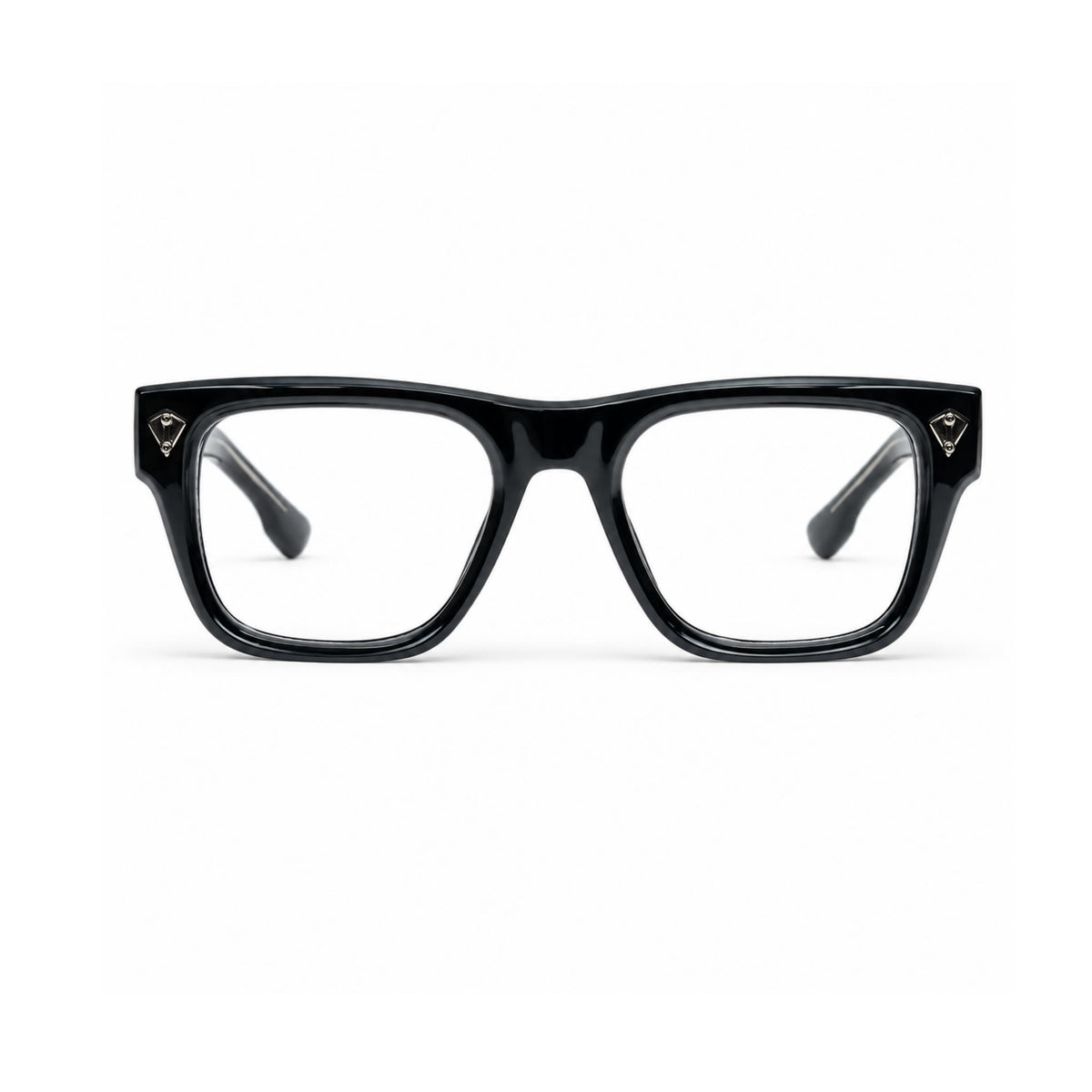 OS26 DAWN VM003 Black Silver optical frame, front view - wholesale, Optic Souq