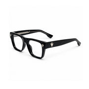 OS26 DAWN VM003 Black Silver optical frame, three quarter view - wholesale, Optic Souq