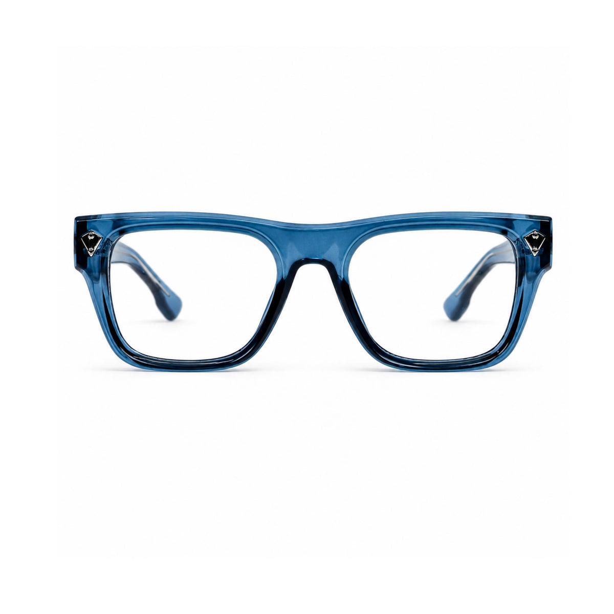 OS26 DAWN VM003 Blue Crystal optical frame, front view - wholesale, Optic Souq