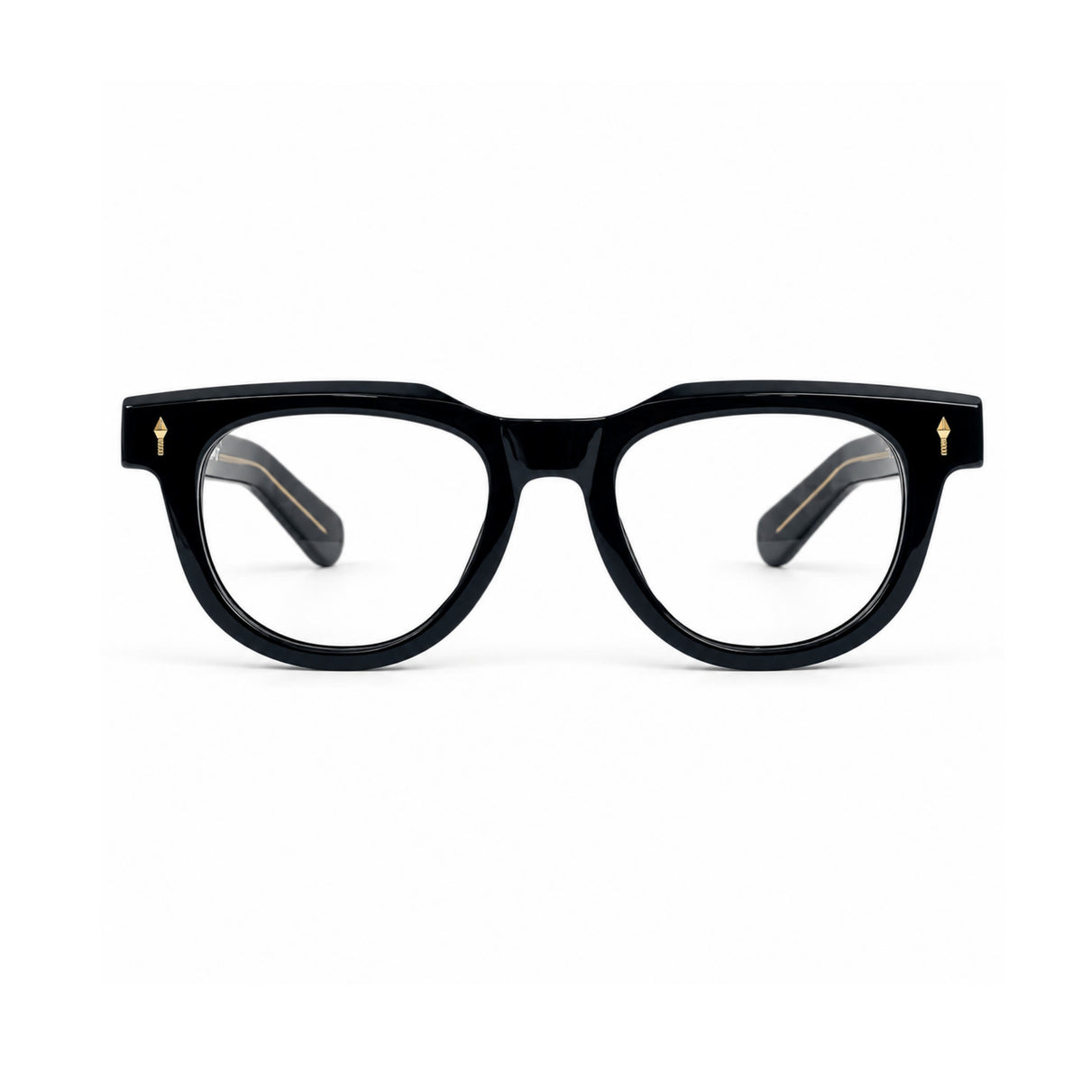 OS26 DAWN VM004 Black Gold optical frame, front view - wholesale, Optic Souq