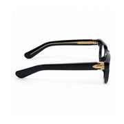 OS26 DAWN VM004 Black Gold optical frame, side view - wholesale, Optic Souq