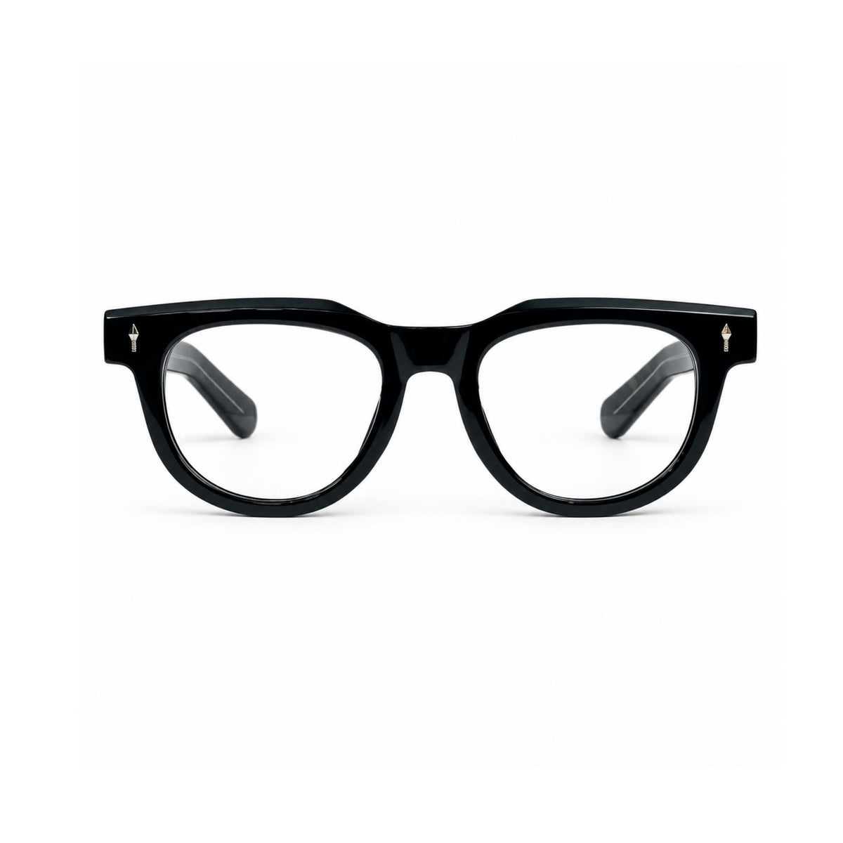 OS26 DAWN VM004 Black Silver optical frame, front view - wholesale, Optic Souq