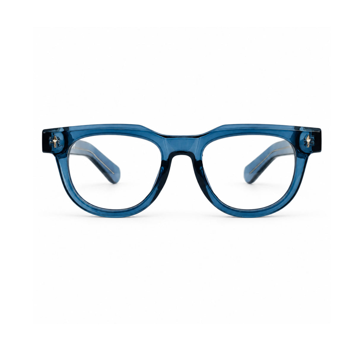 OS26 DAWN VM004 Blue Crystal optical frame, front view - wholesale, Optic Souq