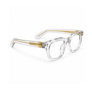 OS26 DAWN VM004 Clear Crystal optical frame, three quarter view, other side - wholesale, Optic Souq