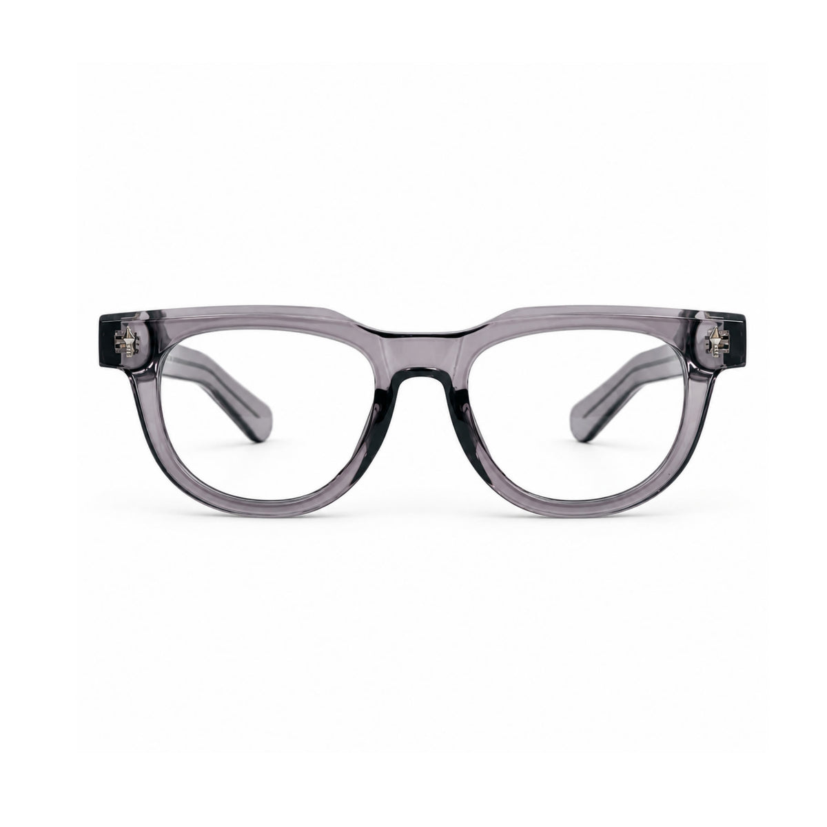 OS26 DAWN VM004 Grey Crystal optical frame, front view - wholesale, Optic Souq