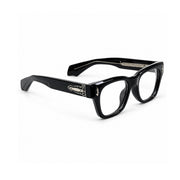 OS26 DAWN VM006 Black Silver optical frame, three quarter view, other side - wholesale, Optic Souq
