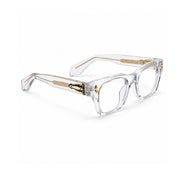 OS26 DAWN VM006 Clear Crystal optical frame, three quarter view, other side - wholesale, Optic Souq