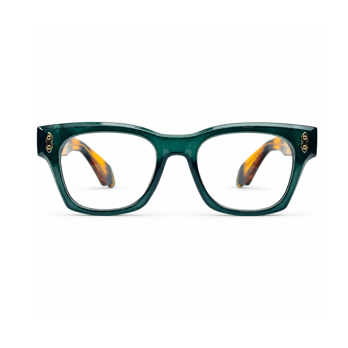 OS26 DAWN VM006 Green Tortoise optical frame, front view - wholesale, Optic Souq