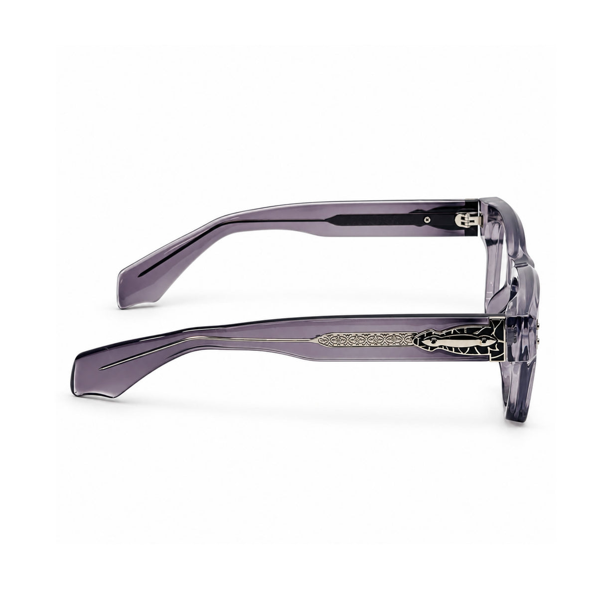 OS26 DAWN VM006 Grey Crystal optical frame, side view - wholesale, Optic Souq