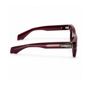 OS26 DAWN VM006 Wine Red optical frame, side view - wholesale, Optic Souq