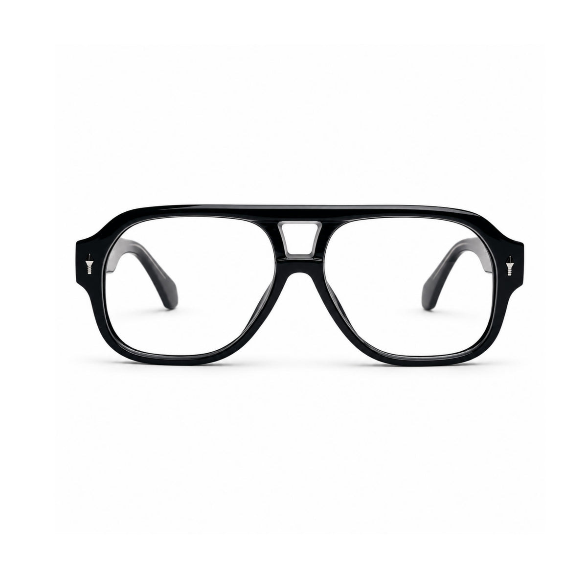 OS26 DAWN VM008 Black Silver optical frame, front view - wholesale, Optic Souq