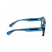 OS26 DAWN VM008 Blue Crystal optical frame, side view - wholesale, Optic Souq