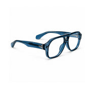 OS26 DAWN VM008 Blue Crystal optical frame, three quarter view, other side - wholesale, Optic Souq