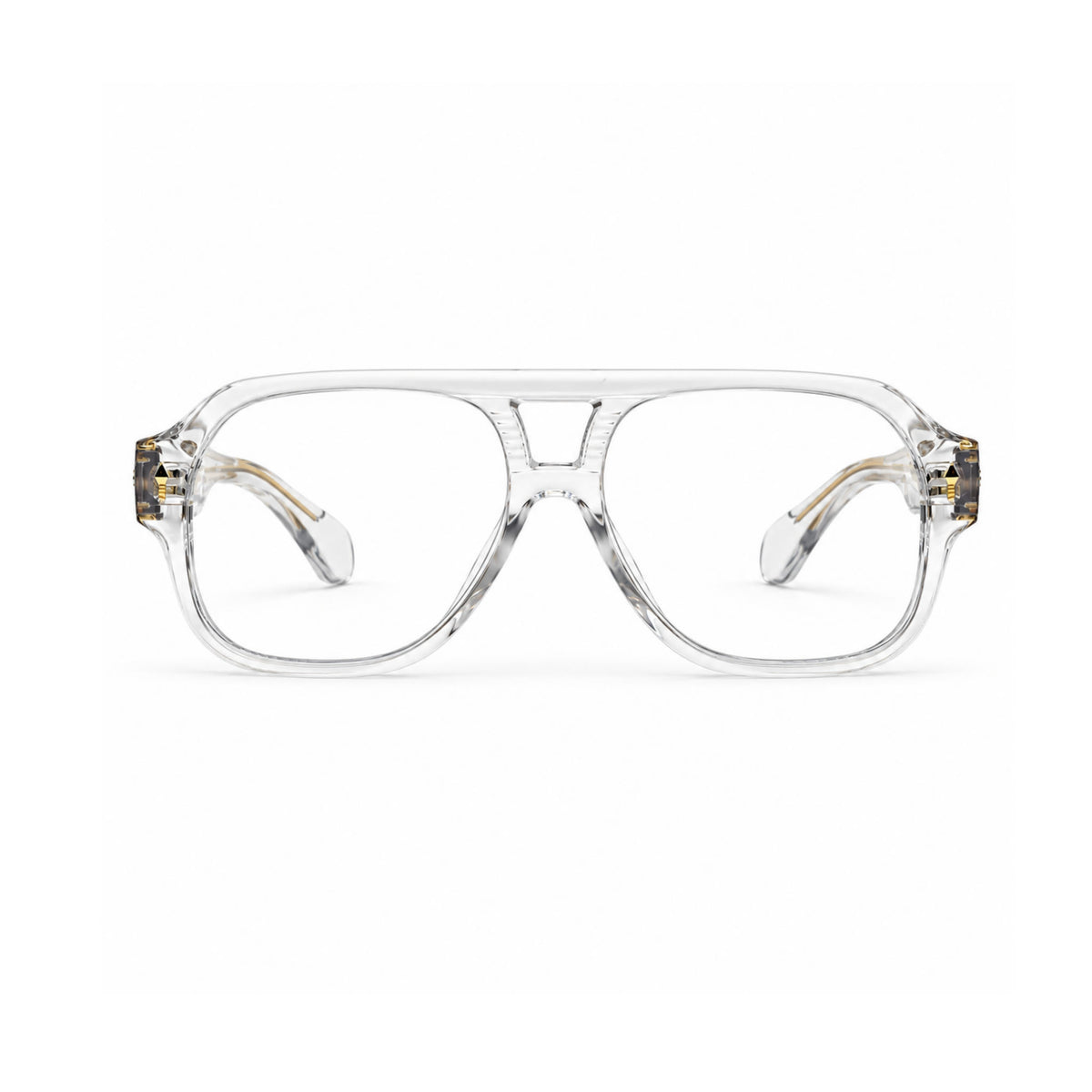 OS26 DAWN VM008 Clear Crystal optical frame, front view - wholesale, Optic Souq