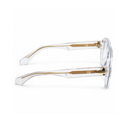 OS26 DAWN VM008 Clear Crystal optical frame, side view - wholesale, Optic Souq
