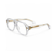 OS26 DAWN VM008 Clear Crystal optical frame, three quarter view - wholesale, Optic Souq