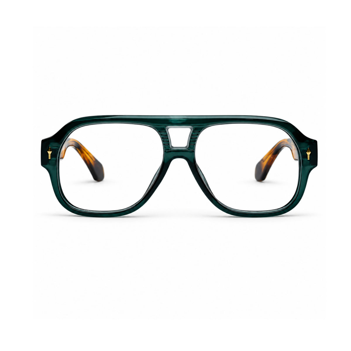 OS26 DAWN VM008 Green Tortoise optical frame, front view - wholesale, Optic Souq
