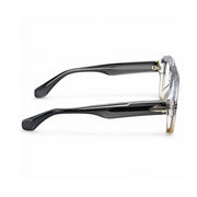 OS26 DAWN VM008 Grey Amber Gradient optical frame, side view - wholesale, Optic Souq