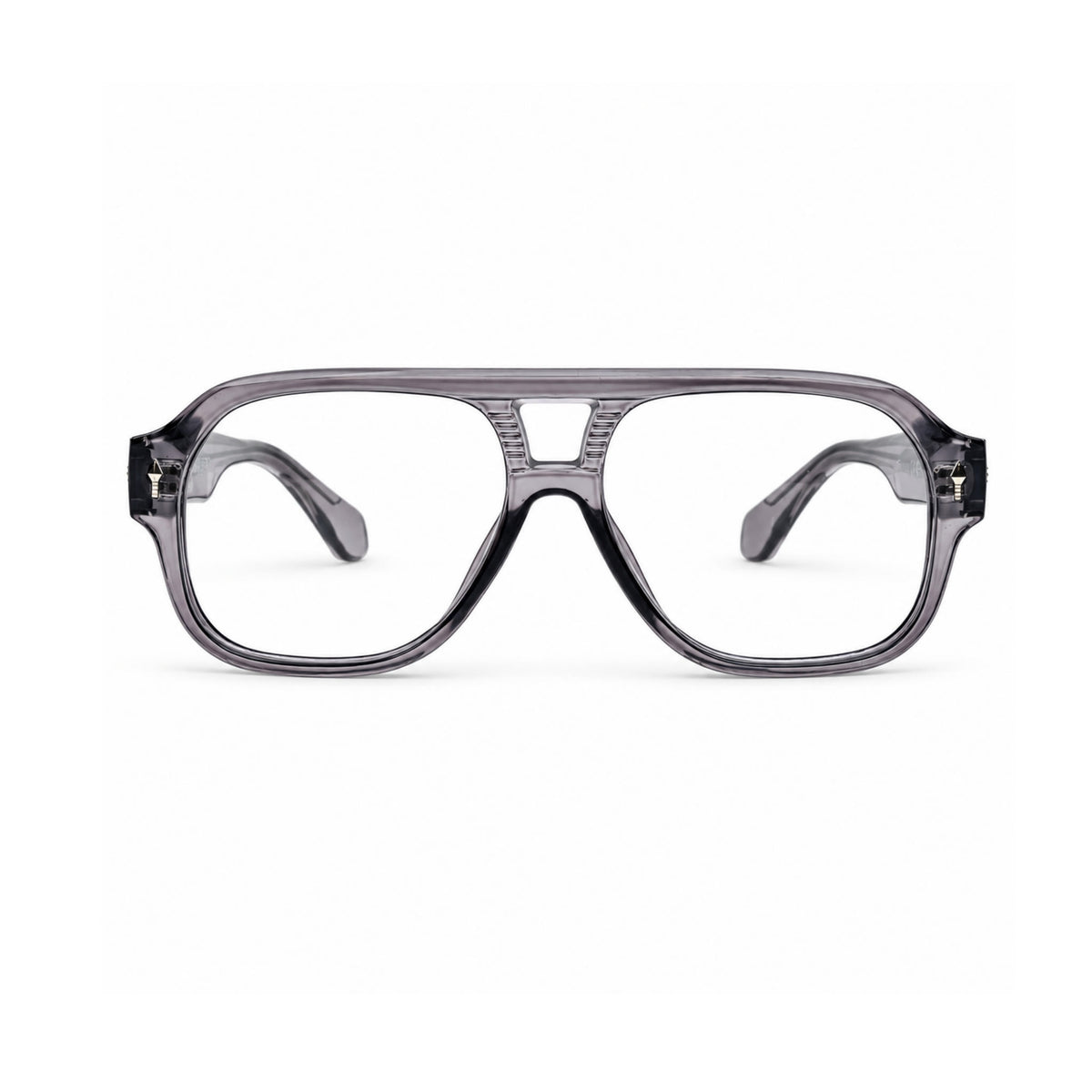 OS26 DAWN VM008 Grey Crystal optical frame, front view - wholesale, Optic Souq