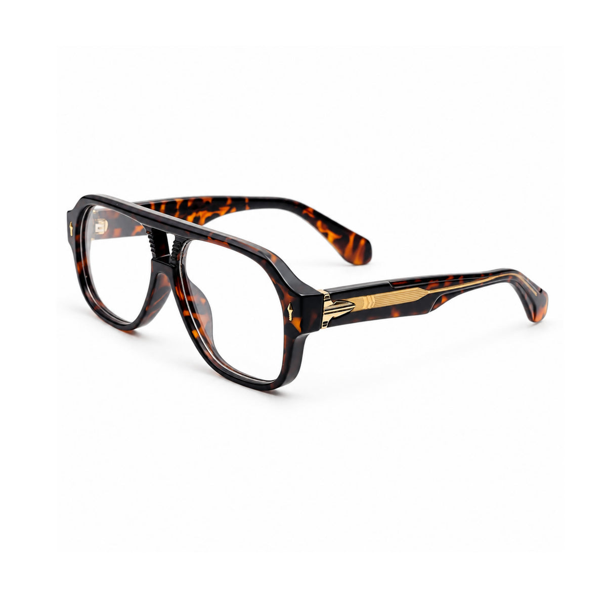 OS26 DAWN VM008 Tortoise optical frame, three quarter view - wholesale, Optic Souq
