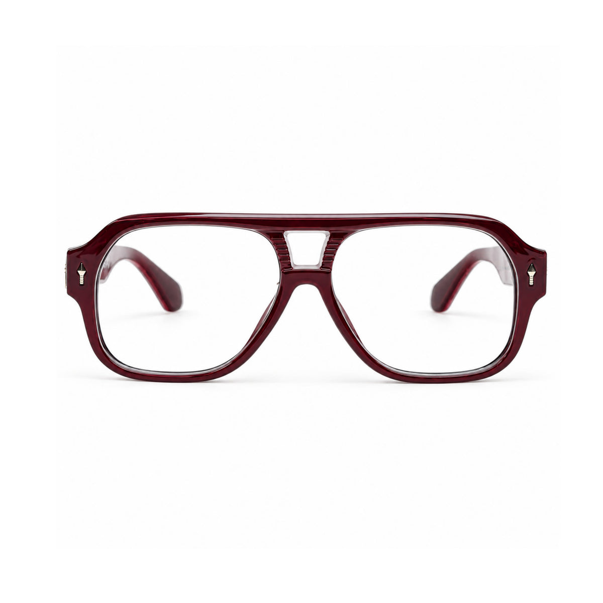 OS26 DAWN VM008 Wine Red optical frame, front view - wholesale, Optic Souq