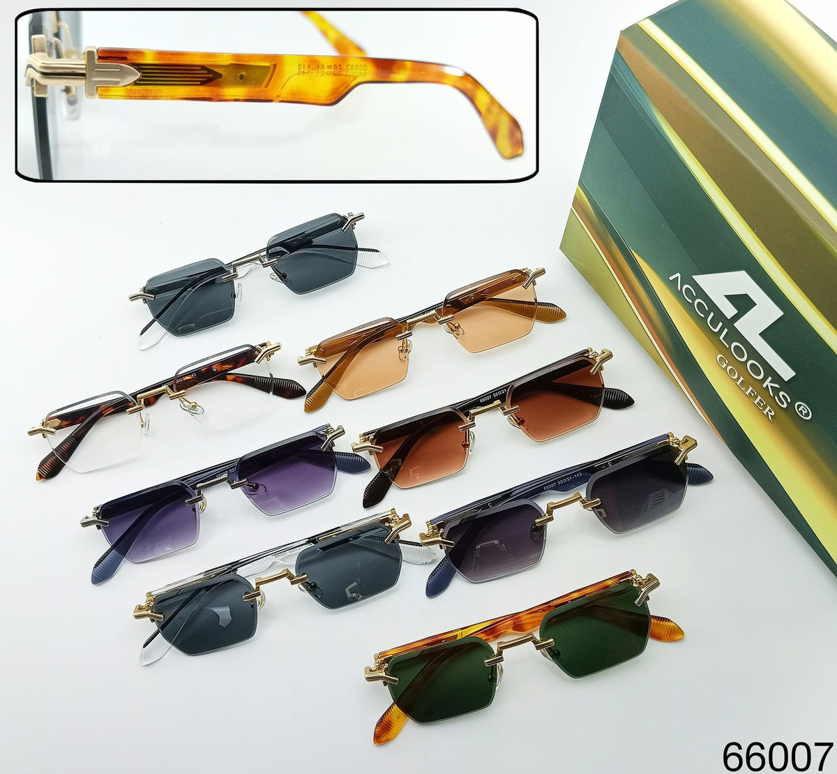 OS26 GOLFR RIMLESS 66007 assorted colours