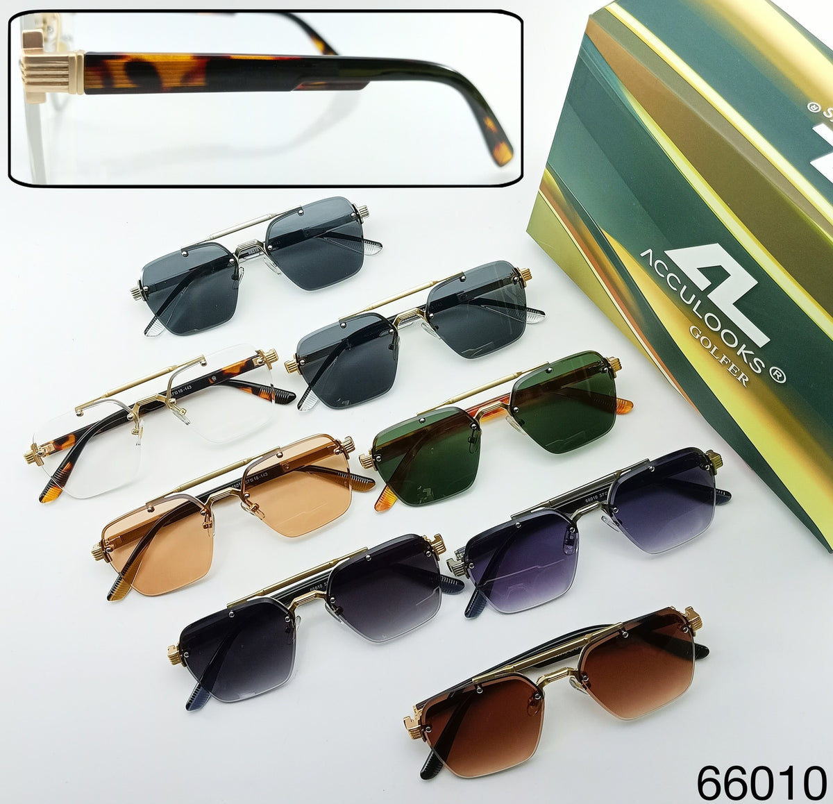 OS26 GOLFR RIMLESS 66010 assorted colours