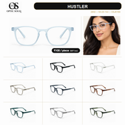 OS26 HUSTLER 2802 optical frame, all 9 colours, wholesale ₹105 per piece incl. GST