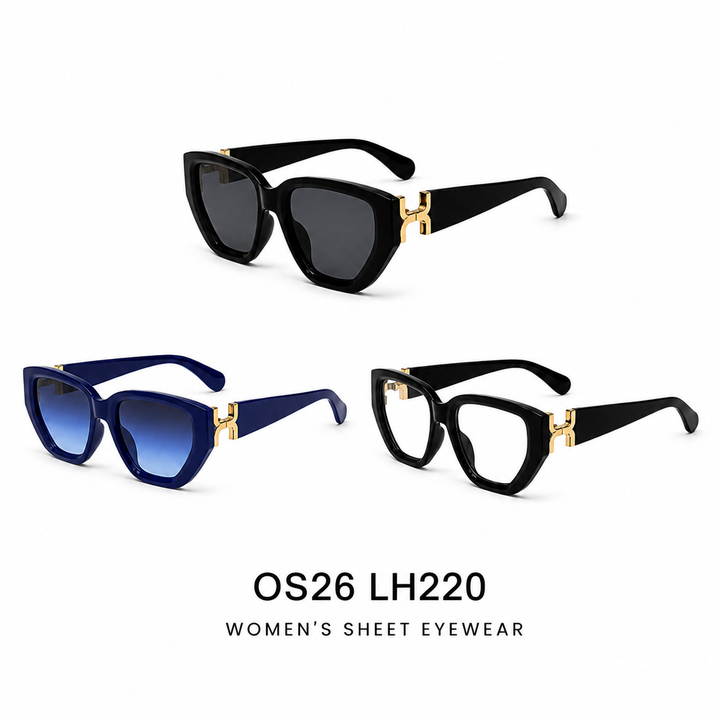 OS26 LH220 women's sheet sunglasses and eyewear in three colour options