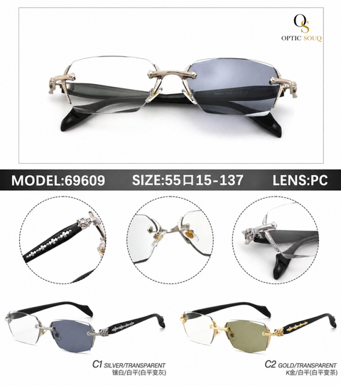 OS26 Photochromatic Rimless 69609