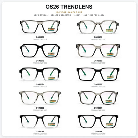 OS26 Trendlens Sample Kit - 10 Models