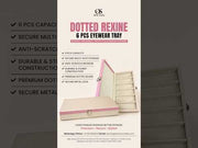 OS6-Pc Dotted Rexine Eyewear Tray - Economic product video - OSEWT06DOTEC