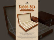 OS15-Pc Suede-Box Rexine Eyewear Tray - Premium product video - OSEWT15SBXPR