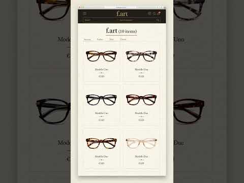 OS26 F.ARTS Eyewear Sample Kit - 10 Models