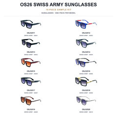 OS26 Swiss Army Sunglasses Sample Kit - 10 Models
