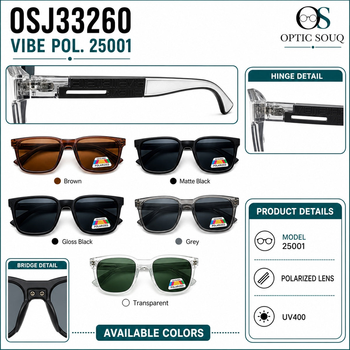 VIBE POL. 25001 Sunglasses