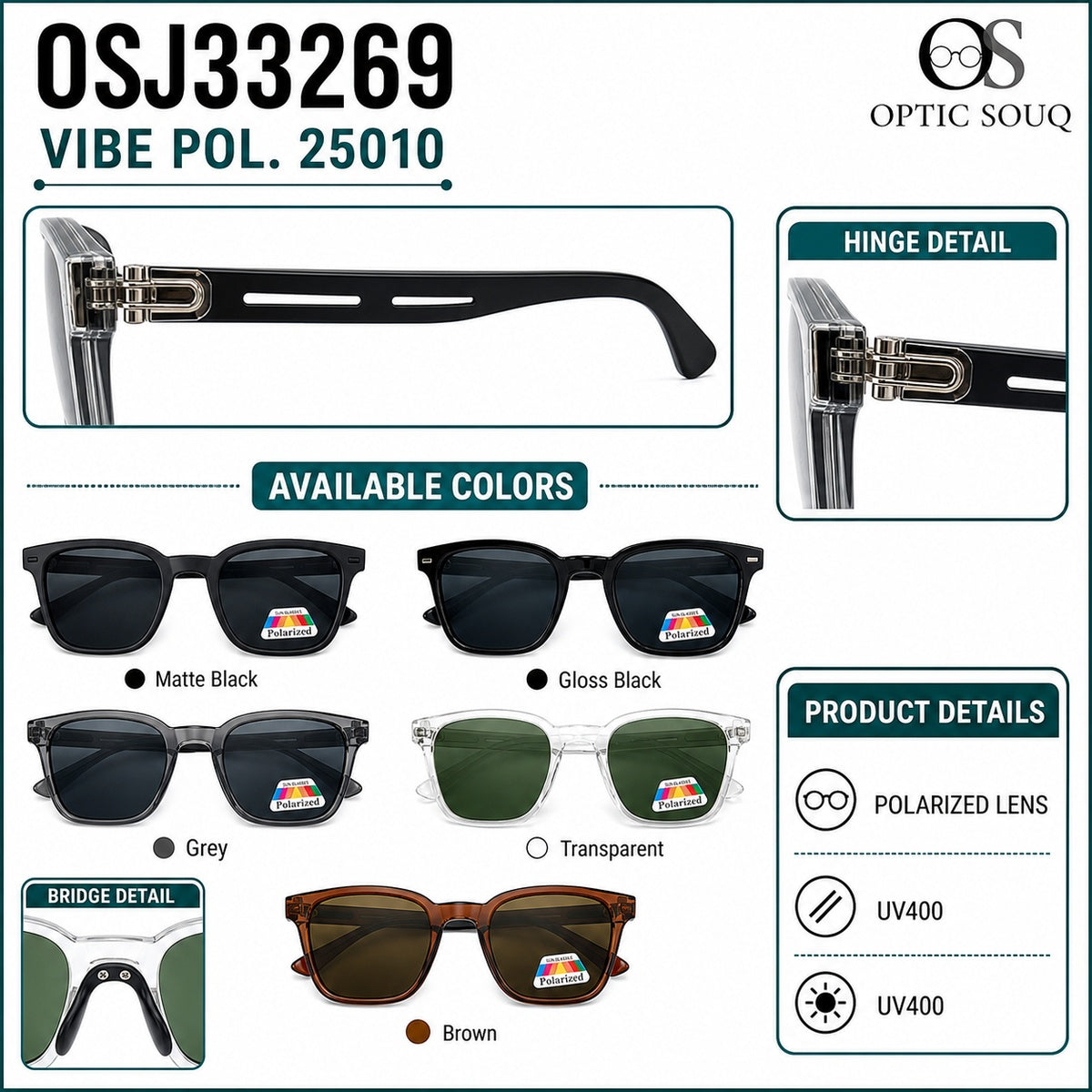 VIBE POL. 25010 Sunglasses