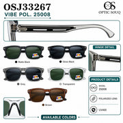 VIBE POL. 25008 included in 10-model sunglasses sample kit