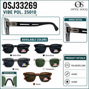 VIBE POL. 25010 included in 10-model sunglasses sample kit